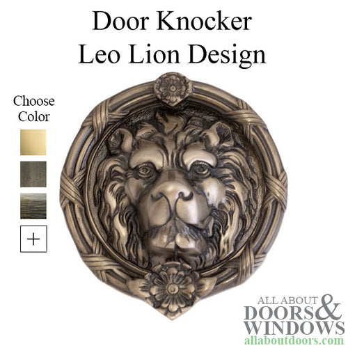 Leo Lion Door Knocker 8-3/8