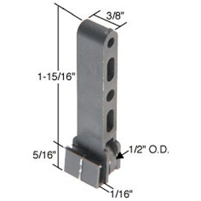 Roller Assembly (Flat) - Sliding Windows, Vertical Rail - Nylon - Roller Assembly (Flat) - Sliding Windows, Vertical Rail - Nylon