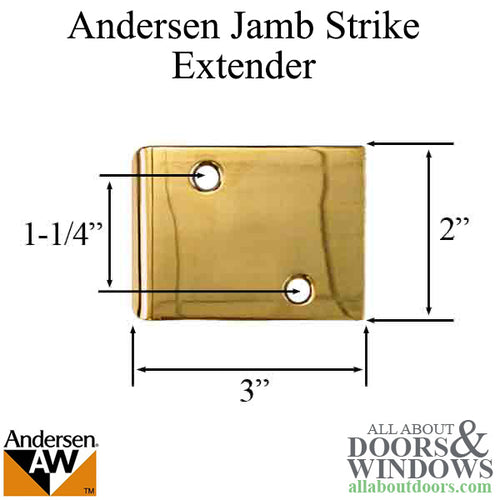 Andersen Jamb Strike Extender, 3