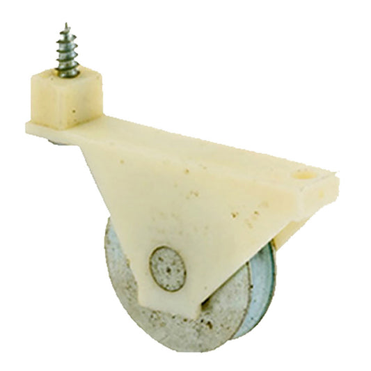 Bottom Mount Guide Roller Assembly with 1 Inch Steel Wheel for Sliding Screen Door