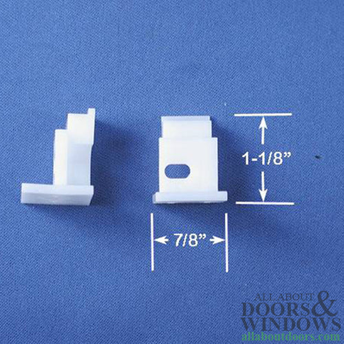 Top Sash Guide - Right and Left Set - Plastic, White - Top Sash Guide - Right and Left Set - Plastic, White