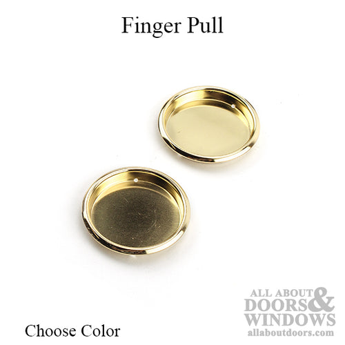 Finger Pull 2-1/8 Inch Multiple Finish Options - Finger Pull 2-1/8 Inch Multiple Finish Options