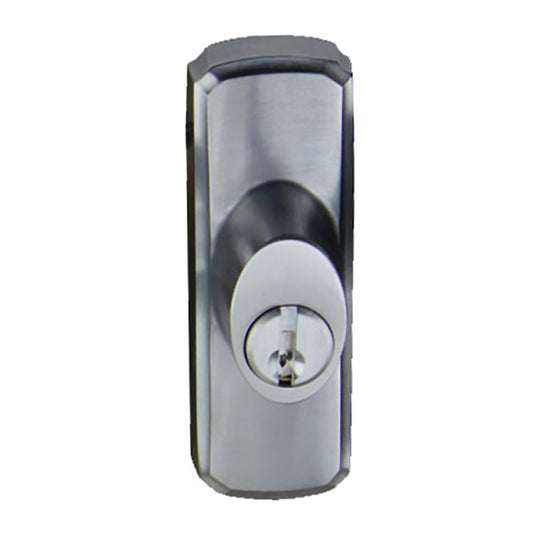 Andersen Frenchwood Gliding Door Hardware, Newbury/Lock Assembly w/keys - Brushed Chrome - RH