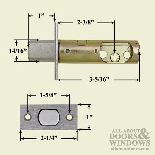 Single Cylinder #8 Deadbolt - Satin Nickel - Single Cylinder #8 Deadbolt - Satin Nickel