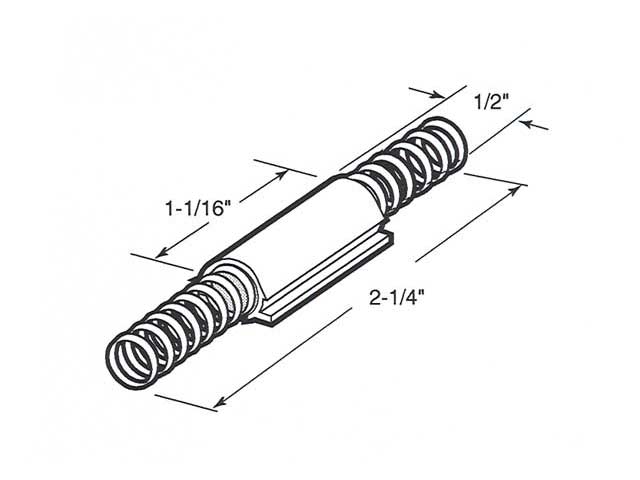 Snap-in Replacement Snugger for Bi-Folding Closet Doors - Snap-in Replacement Snugger for Bi-Folding Closet Doors