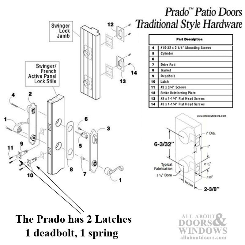 Peachtree Prado Handle Set For Hinged Patio Door Hardware Weiser Key Door Lock and Handle - Peachtree Prado Handle Set For Hinged Patio Door Hardware Weiser Key Door Lock and Handle