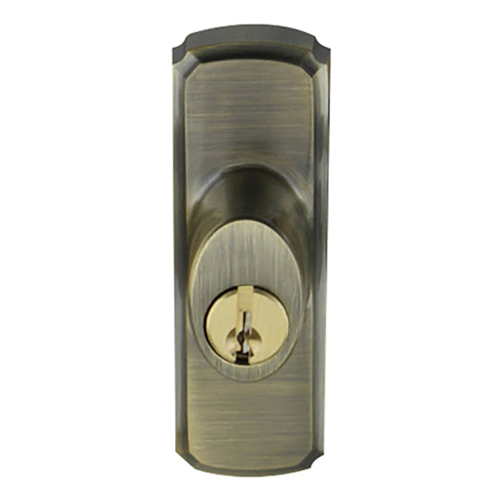 Andersen Window-Frenchwood Gliding Door Hardware, Newbury/Lock Assembly w/keys - Antique Brass - RH - Andersen Window-Frenchwood Gliding Door Hardware, Newbury/Lock Assembly w/keys - Antique Brass - RH