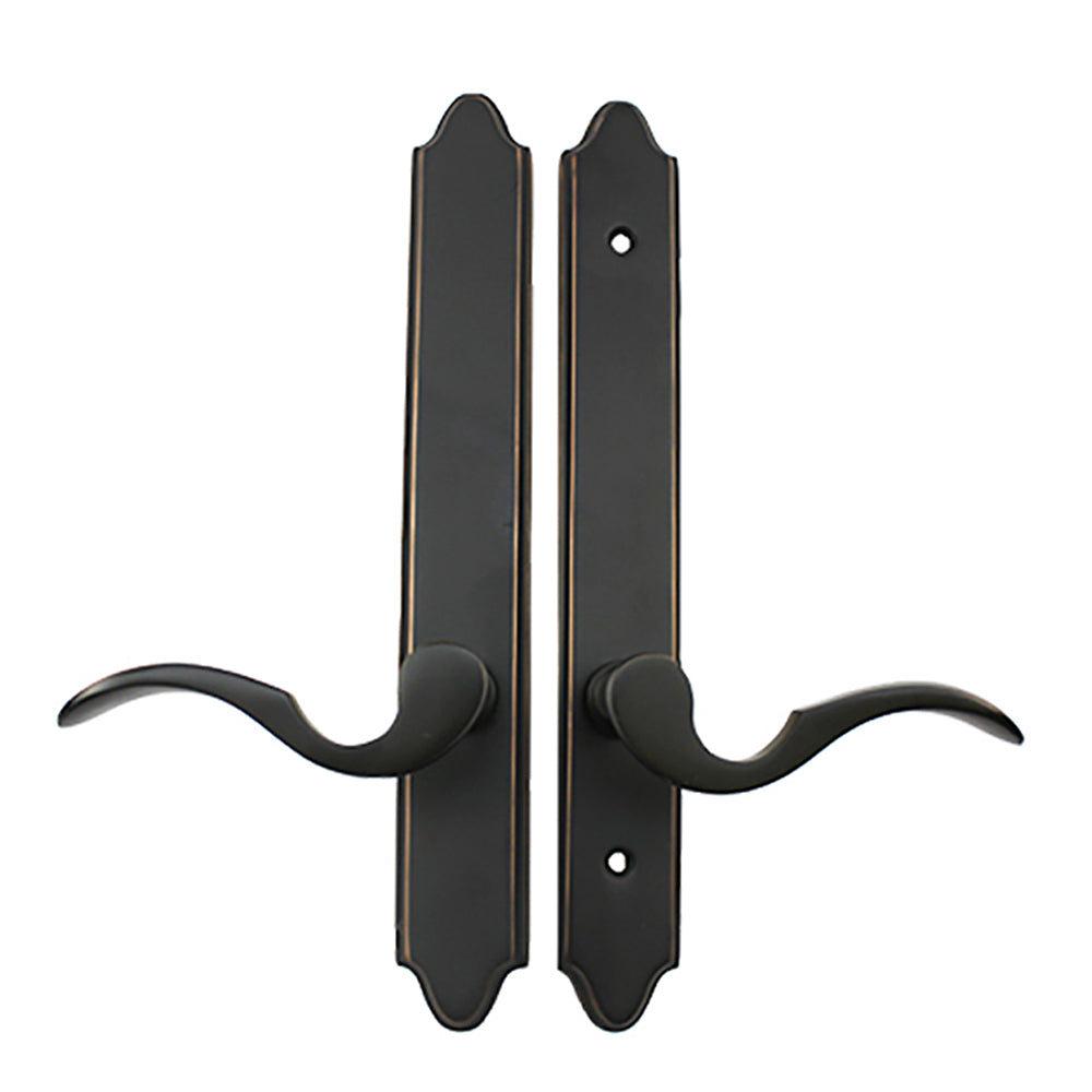 Emtek Dummy Pair Concord Style Cortina Lever, Left Handed - Oil Rubbed Bronze - Emtek Dummy Pair Concord Style Cortina Lever, Left Handed - Oil Rubbed Bronze