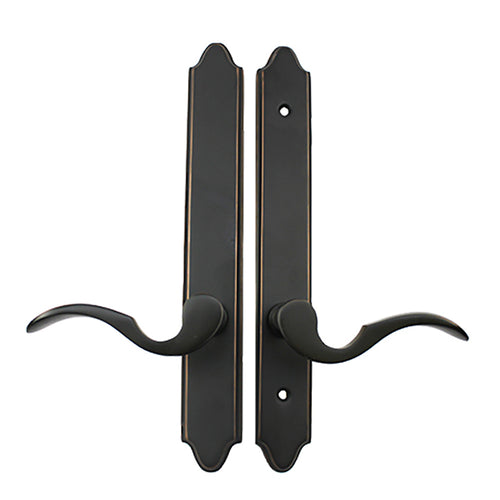 Emtek Dummy Pair Concord Style Cortina Lever, Left Handed - Oil Rubbed Bronze - Emtek Dummy Pair Concord Style Cortina Lever, Left Handed - Oil Rubbed Bronze