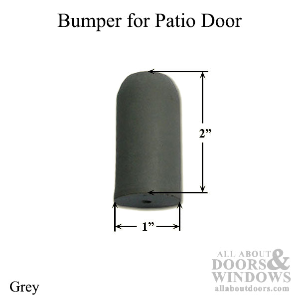 Bumper, 2 Inch, Pella Patio Door - Gray - Bumper, 2 Inch, Pella Patio Door - Gray