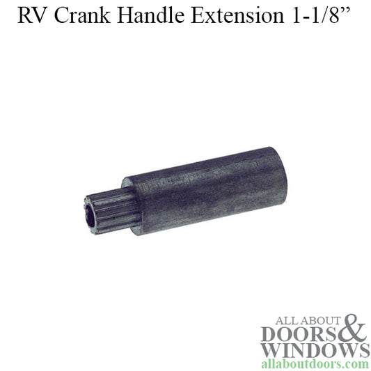 RV Crank Handle Extension 1-1/8" Shank Diecast