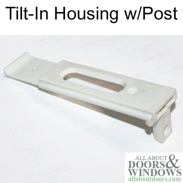 Thermalgard/Seasonall Tilt-in Housing, with Post Plastic - White - Thermalgard/Seasonall Tilt-in Housing, with Post Plastic - White