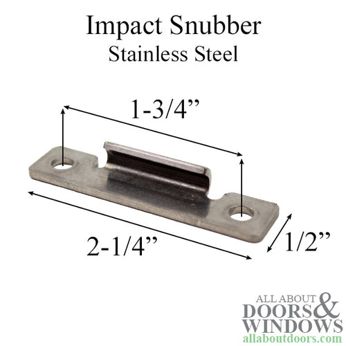 Roto SB01-2130 Steel Impact Snubber, Hinge Cavity, SS - Roto SB01-2130 Steel Impact Snubber, Hinge Cavity, SS