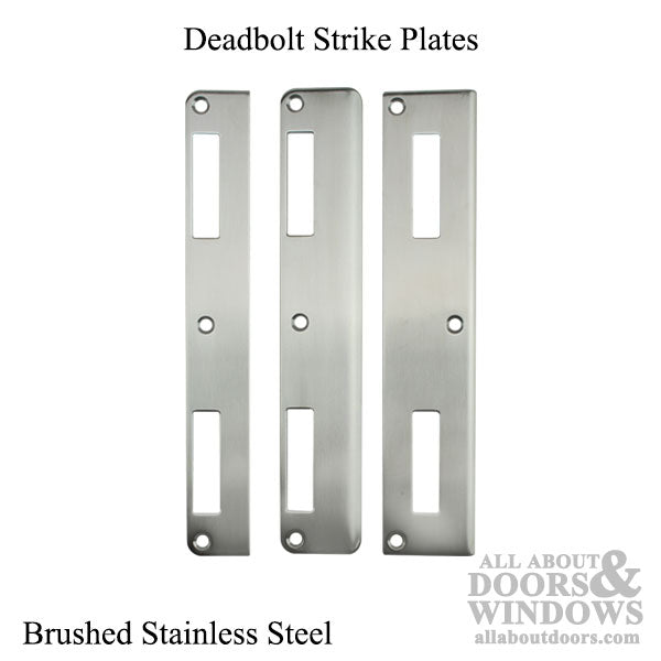 P3000 Active Latch and Deadbolt, Curved Lip Strike Plate - P3000 Active Latch and Deadbolt, Curved Lip Strike Plate