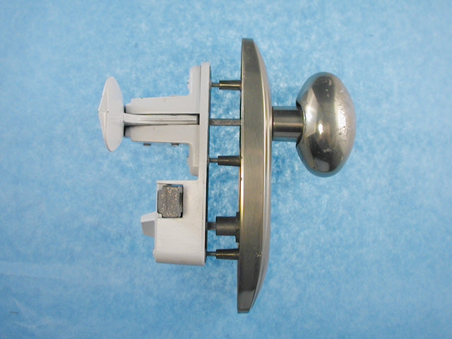 Storm Door Surface Mount Handle Egg Shaped Style Knob with Keyed Deadbolt - Storm Door Surface Mount Handle Egg Shaped Style Knob with Keyed Deadbolt