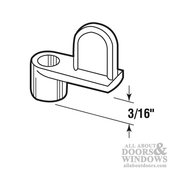 Diecast Screen Clip, Zinc - 3/16 offset - 12 Pack - Diecast Screen Clip, Zinc - 3/16 offset - 12 Pack