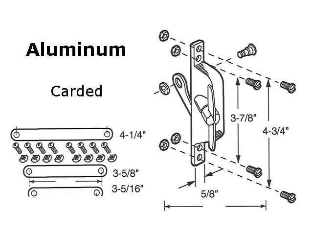 jalousie/ Louver Window Operator, with 3 Link Assort: 3 inch,3-5/ - jalousie/ Louver Window Operator, with 3 Link Assort: 3 inch,3-5/