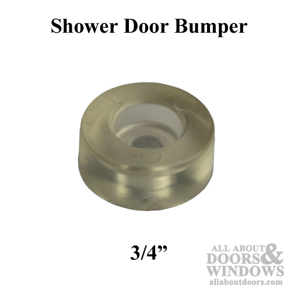 Shower Door Bumper 3/4 Inch Clear - Shower Door Bumper 3/4 Inch Clear