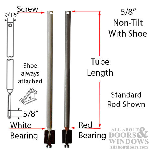 5/8 Spiral Balance for Non-Tilt Windows - Extended Tip - 5/8 Spiral Balance for Non-Tilt Windows - Extended Tip