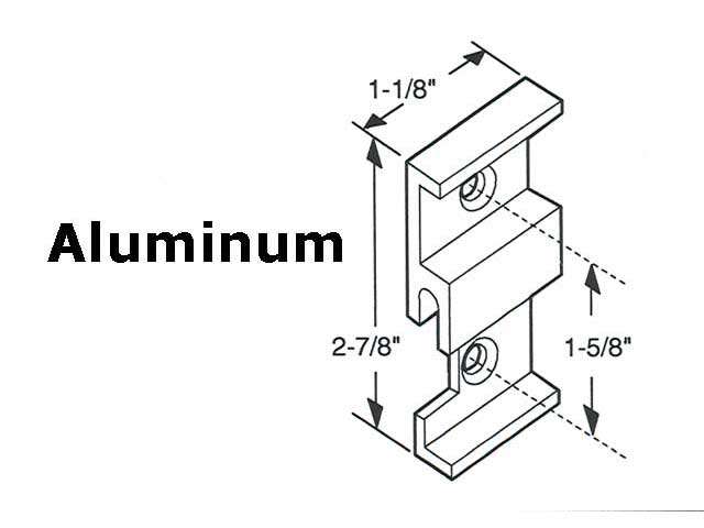 Keeper - Sliding Patio Door, Extruded Aluminum - Aluminum - Keeper - Sliding Patio Door, Extruded Aluminum - Aluminum