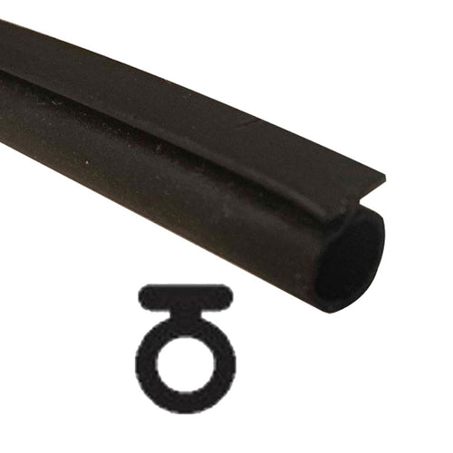 Weather-stripping T-Slot with Hollow Bulb .187 - Weather-stripping T-Slot with Hollow Bulb .187