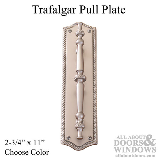 Trafalgar Pull Plate 2-3/4" x 11"