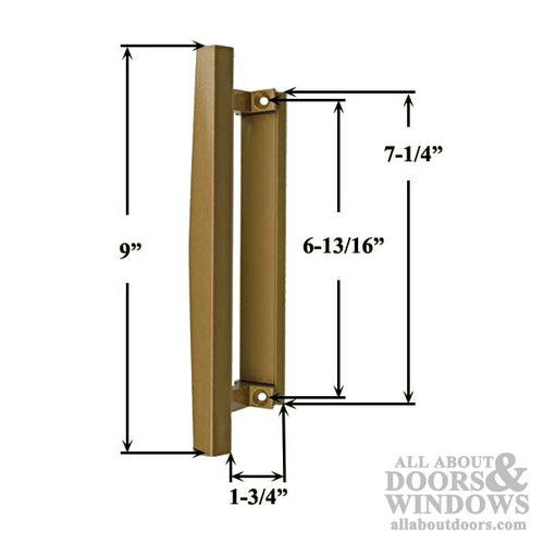 Pella Sliding Door Handle Interior Pull - Copperite - Pella Sliding Door Handle Interior Pull - Copperite