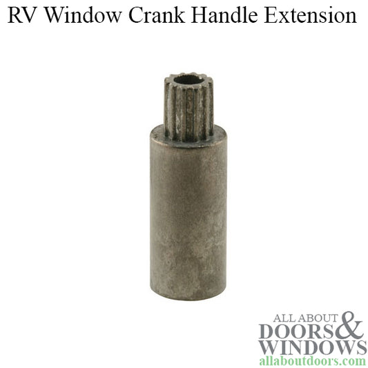 RV Window Crank Handle Extension 7/8" Shank Diecast
