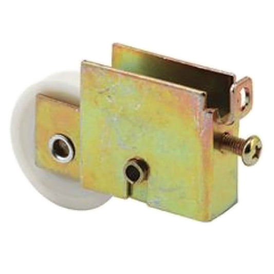 Roller Assembly for Sliding Patio Door with Adjustable Steel Housing Assembly 1.5 Inch Nylon Ball Bearing Wheel Diameter