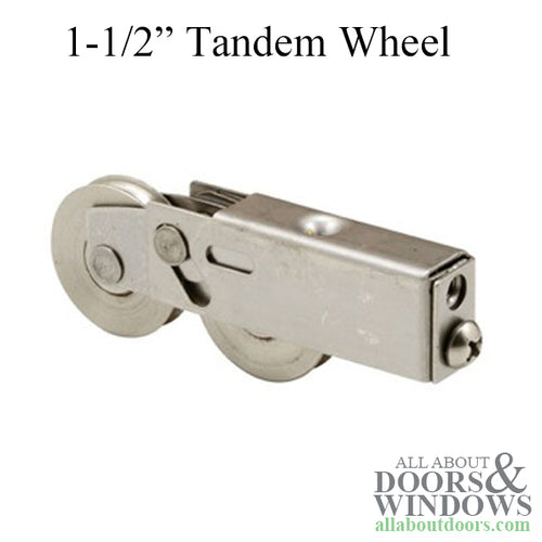 Tandem Roller Assembly, 1-1/2-inch wheel - Stainless Steel - Tandem Roller Assembly, 1-1/2-inch wheel - Stainless Steel