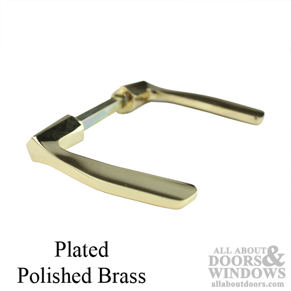 Papaiz Replacement MZ-33 Flat Style Handle Set for Hinged Doors - Papaiz Replacement MZ-33 Flat Style Handle Set for Hinged Doors