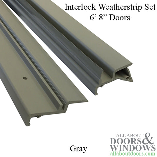 Andersen Interlock Weatherstrip Set, 6ft 8in Perma-Shield Gliding Door - Gray