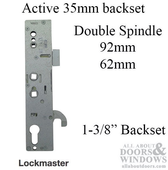 Lockmaster Active lock case  35/92-62 HOOKBOLT - Lockmaster Active lock case  35/92-62 HOOKBOLT