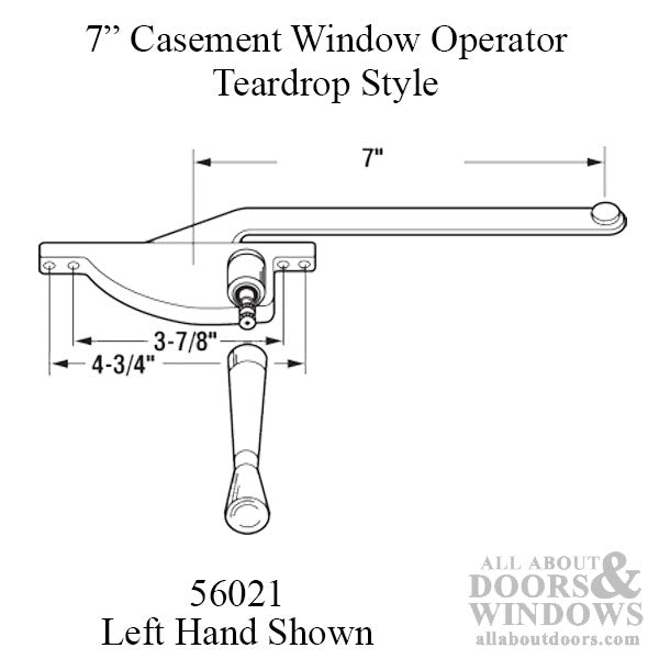 Casement Window Operator, 7