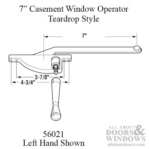 Casement Window Operator, 7