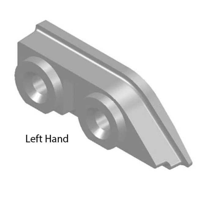 Vinyl window strike / keeper Truth 31303 - Left Hand - Vinyl window strike / keeper Truth 31303 - Left Hand