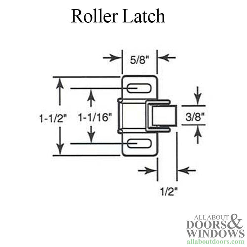 RV Screen Door Roller Catch - RV Screen Door Roller Catch