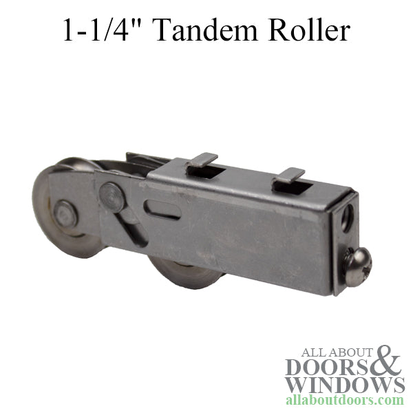 Sliding Patio Door Roller Assembly Steel Housing 1.25 Inch Steel Wheel Diameter - Sliding Patio Door Roller Assembly Steel Housing 1.25 Inch Steel Wheel Diameter