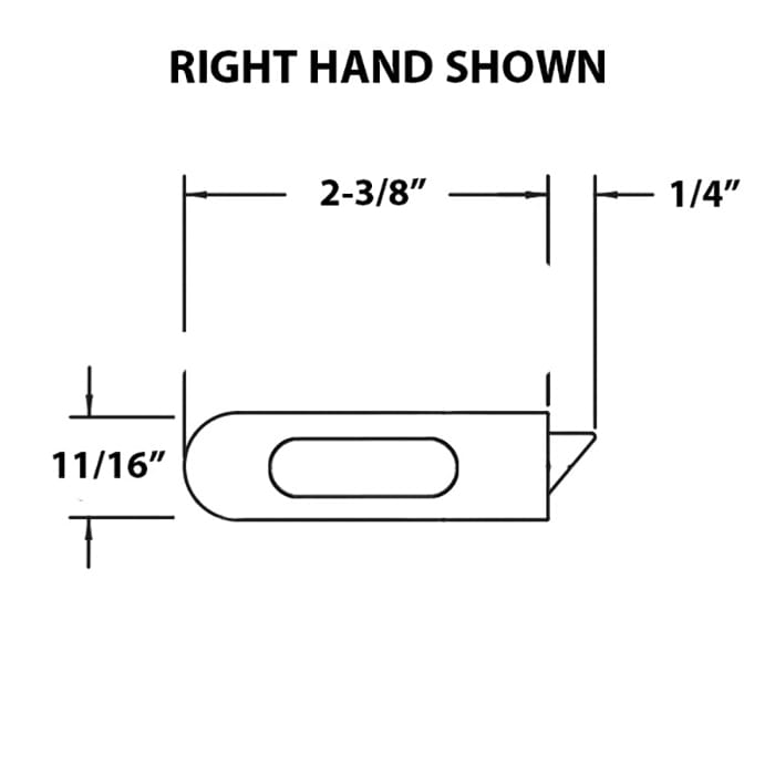 Metal Tilt Latch For Double Hung Windows Bottom Sash Lock Lower Window Sash Lock  Choose Color Handing - Metal Tilt Latch For Double Hung Windows Bottom Sash Lock Lower Window Sash Lock  Choose Color Handing