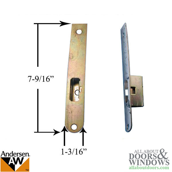 Andersen Hook Bolt Receiver - Upper PA/ Lower AP , FWH Door 1993-2003 - Andersen Hook Bolt Receiver - Upper PA/ Lower AP , FWH Door 1993-2003