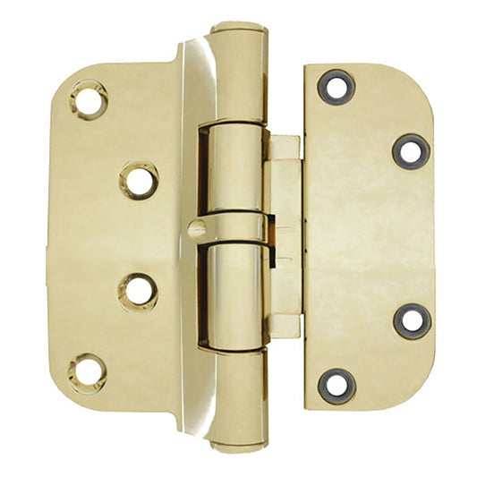 Hoppe F77-R, 2009 Adjustable Set Hinge; LHI/RHO - Resista Brass