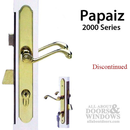 UNAVAIL. Papaiz 2000 Series Storm Door Lock - Replacement Avail.