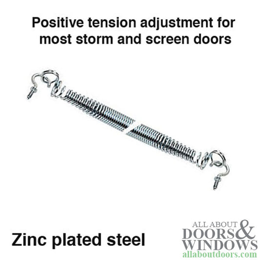 Adjustable Storm or Screen Door Spring