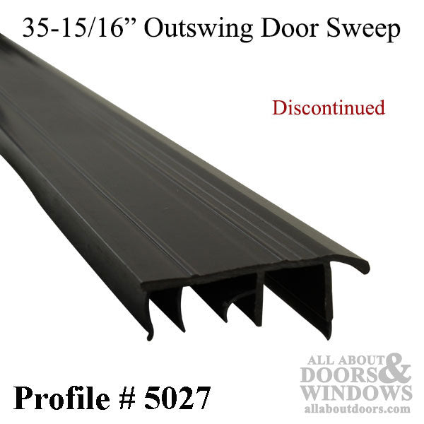 Weathershield  Outswing  Sweep / door bottom, screw-on / nail-on - Weathershield  Outswing  Sweep / door bottom, screw-on / nail-on