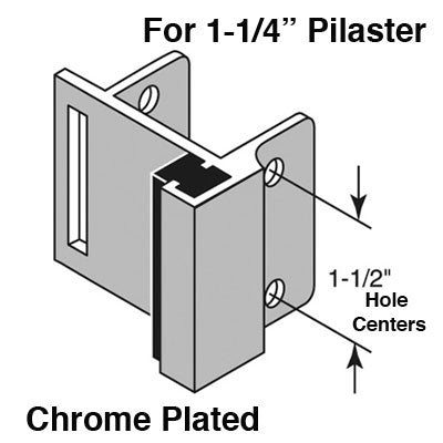 In Swing Strike Plate Keeper 1.25 Inch - In Swing Strike Plate Keeper 1.25 Inch