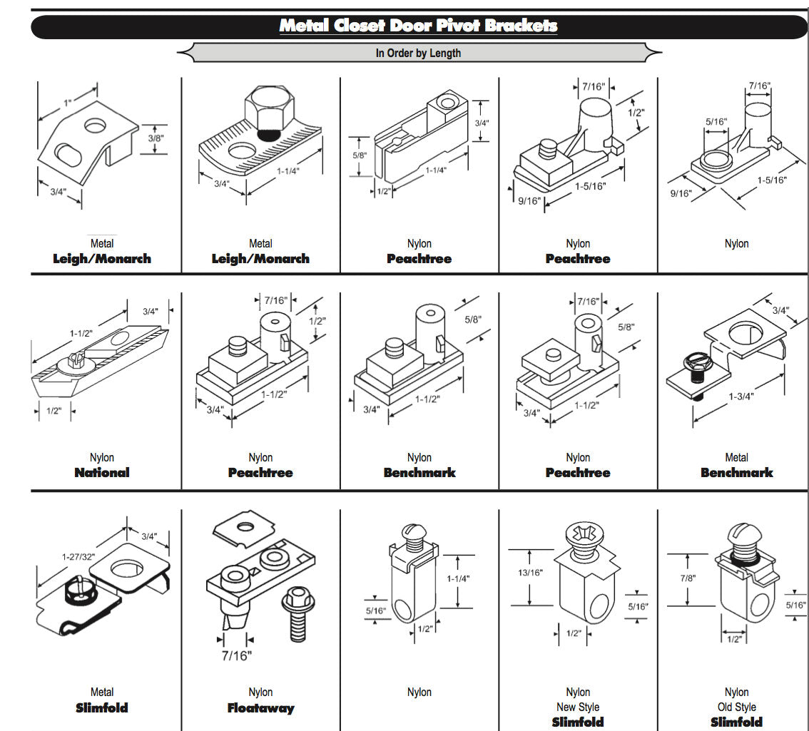 Leigh Pivot Bracket - Metal Bi-fold door - Leigh Pivot Bracket - Metal Bi-fold door