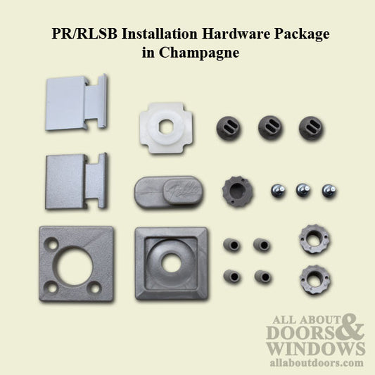 Pella PS/RLSB Installation Hardware Package - Champagne