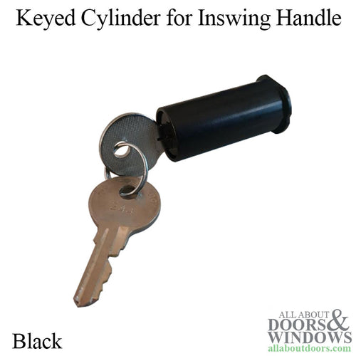 Keyed Cylinder for Inswing Handle Wafer Type Replacement - Keyed Cylinder for Inswing Handle Wafer Type Replacement