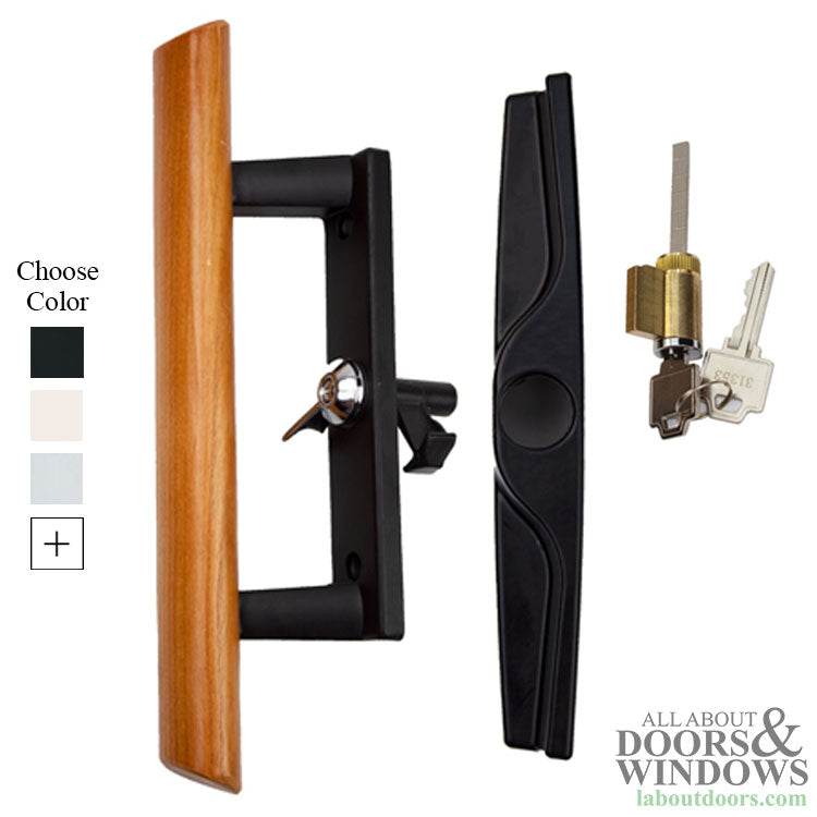 Sliding Patio Glass Door Handle Set Keyed Reversible Handing - Sliding Patio Glass Door Handle Set Keyed Reversible Handing