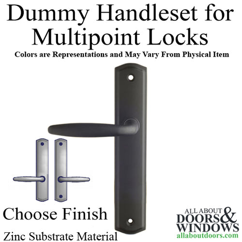 Dummy Handle Set 800C - for Multipoint Locks - Zinc Material - Choose Finish - Dummy Handle Set 800C - for Multipoint Locks - Zinc Material - Choose Finish